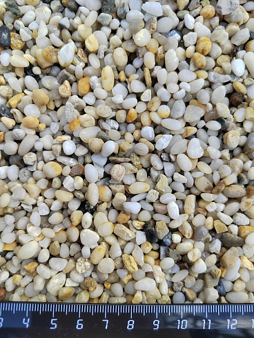 фото Галька крымская жемчужная фр. 3-5 мм. купить в Красноярске  в интернет-портале КАМЕНЬ КЛУБ