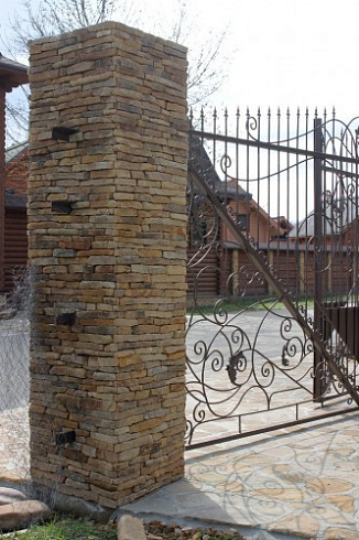 Kamenclub.ru: Песчаник (хворост) art PSG-5-06  купить в Красноярске    1 900 руб/кв.м   фото КАМЕНЬ КЛУБ