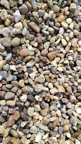 Kamenclub.ru: Галька окат (серо-желтая) фр.5-10 мм. купить  в Красноярске галька речная рыжий, желтый, рыжий, серо-желтый речная окатанная галька декоративная 5000 руб/т   фото КАМЕНЬ КЛУБ