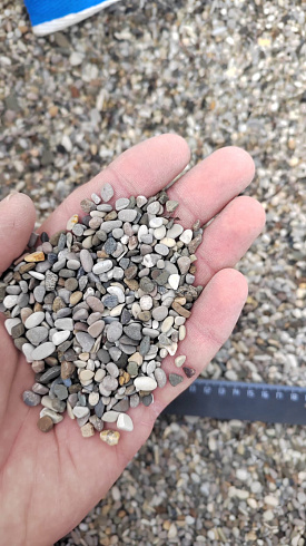фото Галька черноморская фр. 3-5 мм. купить в Красноярске  в интернет-портале КАМЕНЬ КЛУБ