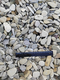 Галька черноморская фр. 20-40 мм.  купить в Красноярске фото Камень Клуб