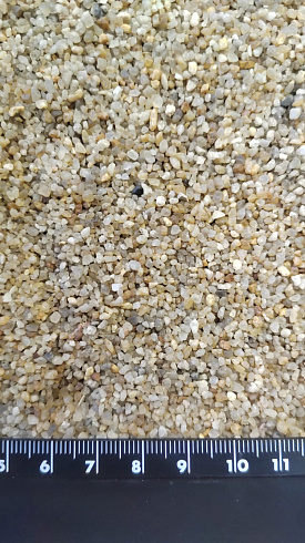Кварцевый песок для пескоструйных работ фр. 0,8-1,6 мм.  купить в Красноярске фото Камень Клуб