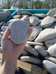 Галька черноморская фр. 100-150 мм.  купить в Красноярске фото Камень Клуб