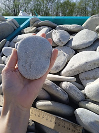 Галька черноморская фр. 100-150 мм.  купить в Красноярске фото Камень Клуб