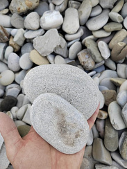 Галька черноморская фр. 50-100 мм.  купить в Красноярске фото Камень Клуб