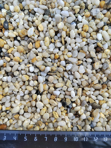 фото Галька крымская жемчужная фр. 3-5 мм. купить в Красноярске  в интернет-портале КАМЕНЬ КЛУБ