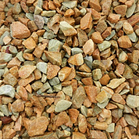 Kamenclub.ru: Щебень крошка желтый (ЗЛАТОЛИТ) фр. 40-70 мм.  купить в Красноярске златолит мрамор бежевый, золотистый, желтый декоративный щебень  12000 руб/т   фото КАМЕНЬ КЛУБ