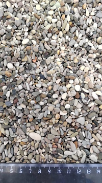 Галька черноморская фр. 3-5 мм.  купить в Красноярске фото Камень Клуб