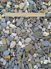 Галька крымская прибрежная фр. 20-40 мм.  купить в Красноярске фото Камень Клуб