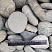 Kamenclub.ru: Галька речная окат (темно-серая) фр. 70-150 мм. купить  в Красноярске галька речная темно-серая, синяя, серая речная галька округлая  8000 руб/т   фото КАМЕНЬ КЛУБ