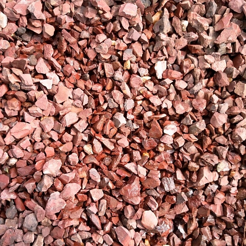 Kamenclub.ru: Щебень крошка красный (ЯШМА) фр. 10-20 мм.  купить в Красноярске яшма красный, бордовый, оранжевый, рыжий декоративный каменный ландшафтный щебень колотый 9000 руб/т   фото КАМЕНЬ КЛУБ