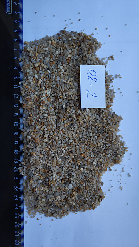 Кварцевый песок для площадок фр. 0,8 - 2 мм.  купить в Красноярске фото Камень Клуб