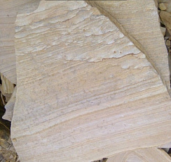 Kamenclub.ru: Песчаник пластушка желтый с рисунком (4-6 см)  купить в Красноярске плитняк пластушка желтый с рисунком песчаник 9 000 руб/м3   фото КАМЕНЬ КЛУБ