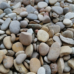 Галька каспийская фр. 3-10 мм.  купить в Красноярске фото Камень Клуб
