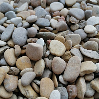 Галька каспийская фр. 3-10 мм.  купить в Красноярске фото Камень Клуб