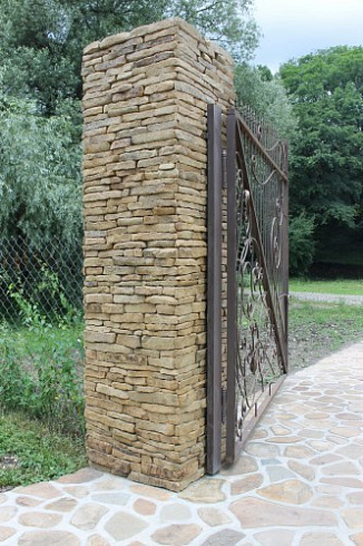 Kamenclub.ru: Песчаник (хворост) art PSG-5-06  купить в Красноярске    1 900 руб/кв.м   фото КАМЕНЬ КЛУБ