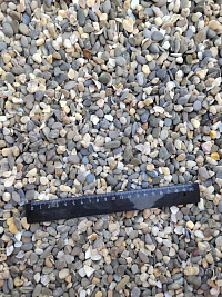 Галька крымская прибрежная фр. 5-10 мм.  купить в Красноярске фото Камень Клуб