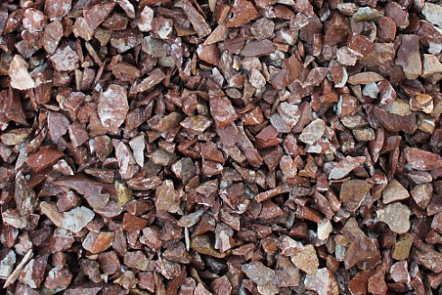 Kamenclub.ru: Мраморная крошка (щебень крошка розовый) фр. 40-70 мм.  купить в Красноярске мрамр розовый, красный мраморный декоративный 11000 руб/т   фото КАМЕНЬ КЛУБ