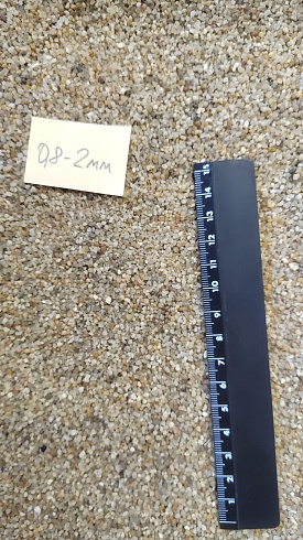 Кварцевый песок для площадок фр. 0,8 - 2 мм.  купить в Красноярске фото Камень Клуб